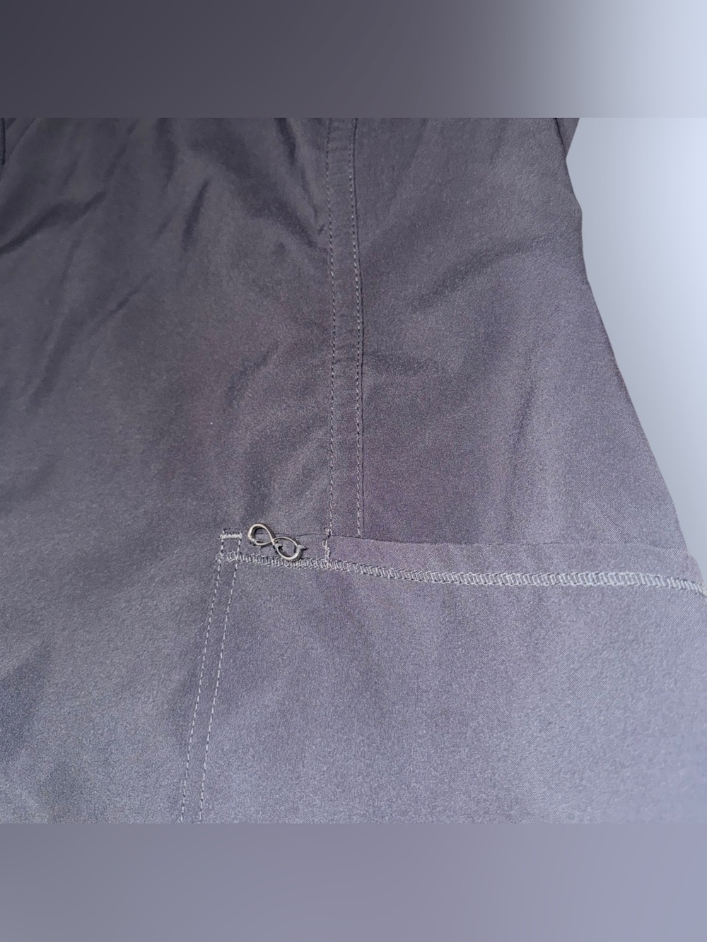 Cherokee Infinity Dark Grey Scrub Set - Picture 3 of 10